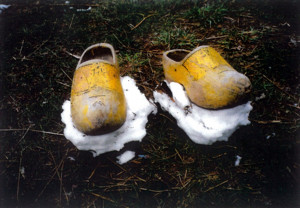 Wooden shoes
